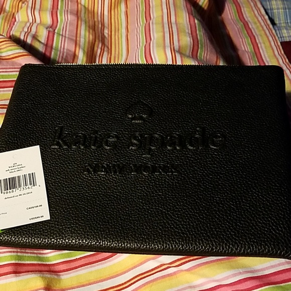 Kate Spade Ash Street Leather Pouch - Picture 1 of 4